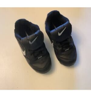 NIKE KEYSTONE LOW Boys BLACK/WHITE BASEBALL CLEATS size 10c415